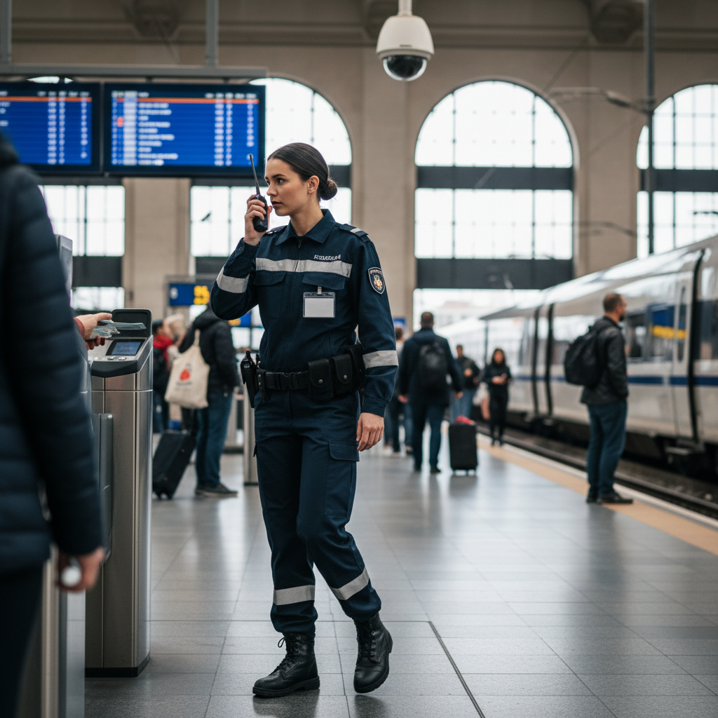 Agent/Agente de sécurité gare et train