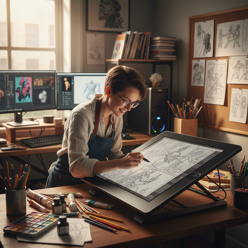 Bédéiste (Dessinateur/Dessinatrice de bande dessinée)