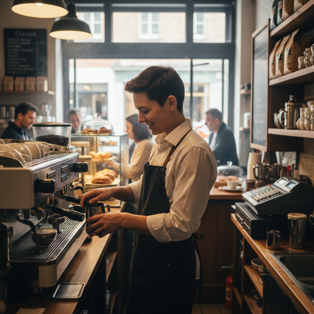 Cafetier/Cafetière / Patron/Patronne de café
